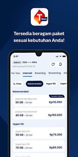 MyTelkomsel Basic ekran görüntüsü