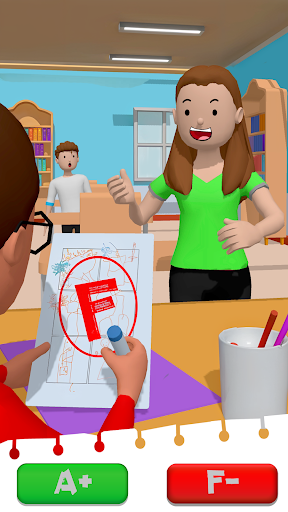 Prankster Student Simulator 3D ekran görüntüsü