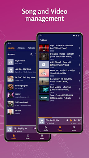 Müzik Çalar ve Video Oynatıcı ekran görüntüsü
