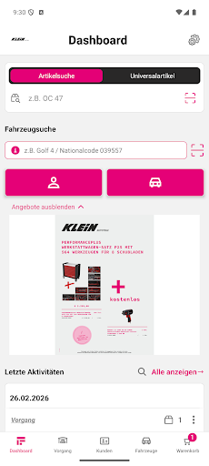 Klein Autoteile - Shop ekran görüntüsü