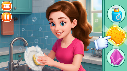 Diana's House Cleaning Games ekran görüntüsü