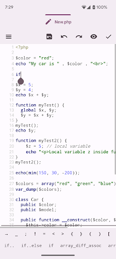 Oojao Code - text file editor ekran görüntüsü