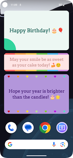 ArtText Widget ekran görüntüsü