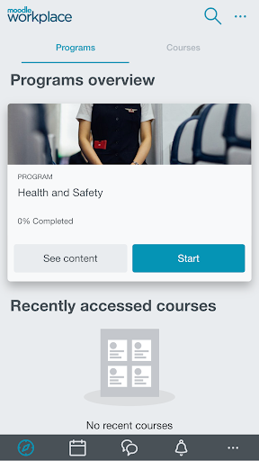 Moodle Workplace ekran görüntüsü