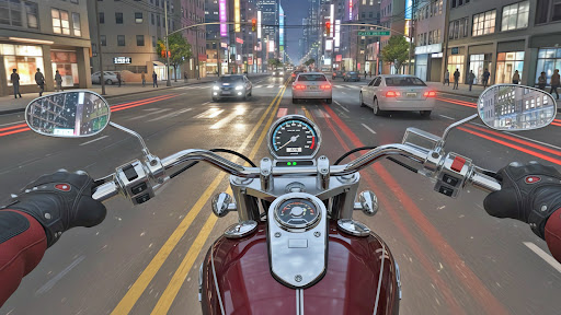 Highway Bike Rider 3D ekran görüntüsü