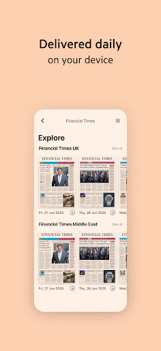 FT Digital Edition ekran görüntüsü