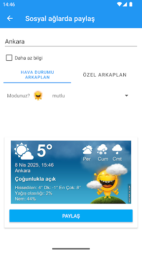 Hava Durumu türkiye XL PRO ekran görüntüsü