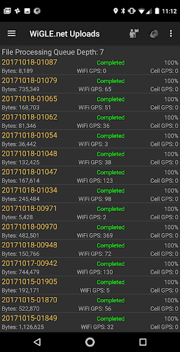 WiGLE WiFi Wardriving ekran görüntüsü