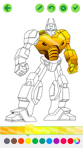 Robots City Coloring for Boys ekran görüntüsü
