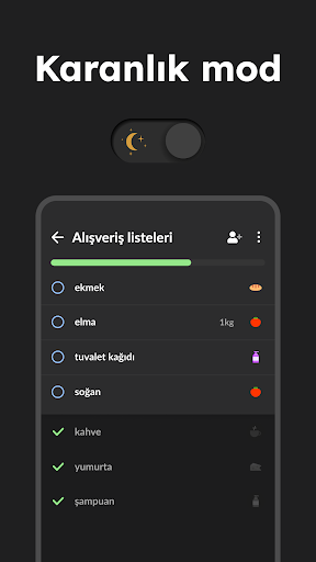 Alışveriş Listesi - Listonic ekran görüntüsü