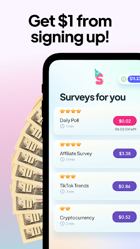 SurveyParty - Earn Cash Fast ekran görüntüsü