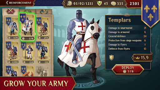 Timelines: Medieval War TBS ekran görüntüsü