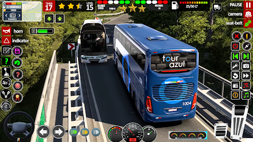 Bus Driving Coach Bus Sim 3D ekran görüntüsü