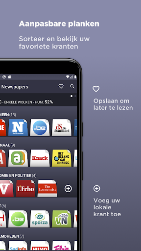 Belgische Kranten ekran görüntüsü