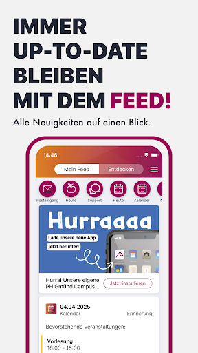 PH Gmünd Campus App ekran görüntüsü