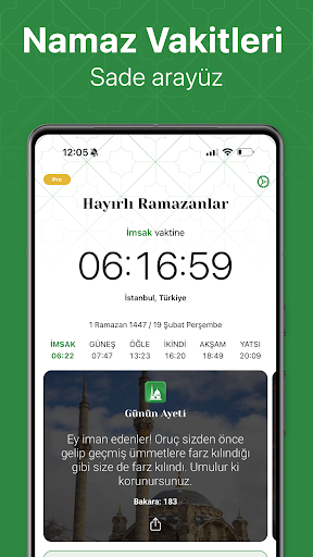 Namaz Vakitleri: Alarm & Kıble ekran görüntüsü