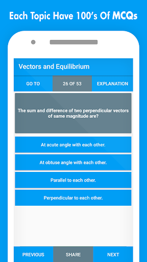 Physics MCQs with Answer and E ekran görüntüsü