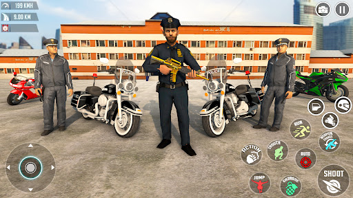ABD Polis Bisiklet Polis Sim ekran görüntüsü