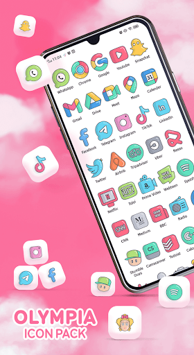 Olympia - Cartoon Icons Pack ekran görüntüsü