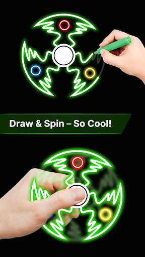 Parmak Spinner: Işık Çizim ekran görüntüsü