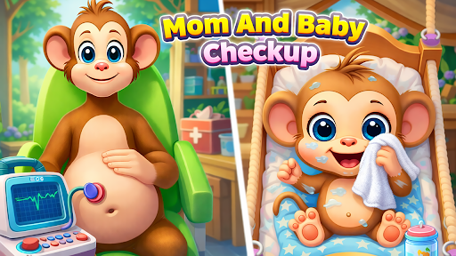 Monkey Baby Care Game ekran görüntüsü