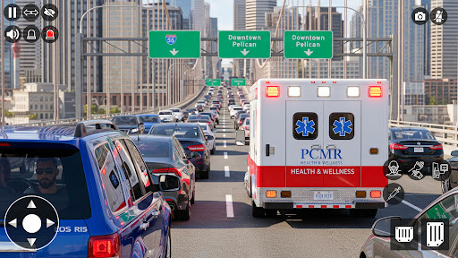 Ambulance Rescue Sim Games 3d ekran görüntüsü