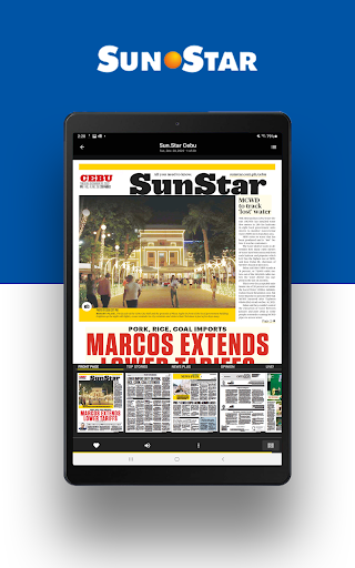 Sun.Star E-paper ekran görüntüsü