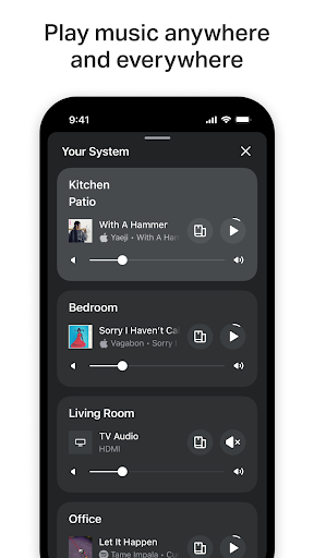Sonos ekran görüntüsü