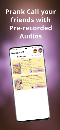 Prank Call - Voice Changer ekran görüntüsü
