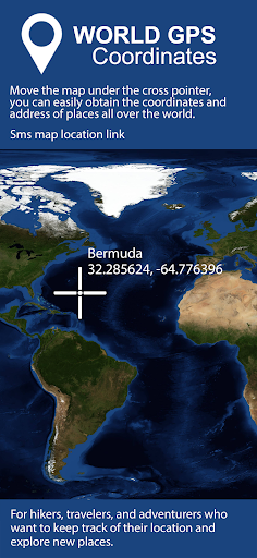 World GPS Coordinates ekran görüntüsü