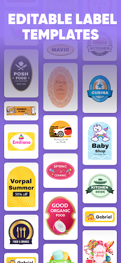Label Maker & Label Printer ekran görüntüsü