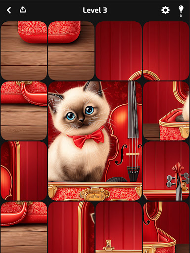 Cat Jigsaw Solitaire ekran görüntüsü