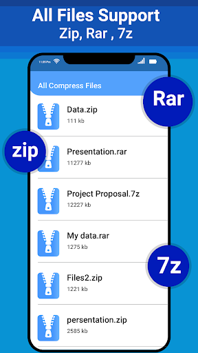 Zip unzip Dosya Okuyucu ekran görüntüsü
