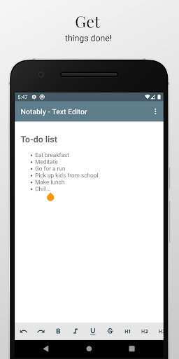 Notably Text Editor - Writer & ekran görüntüsü