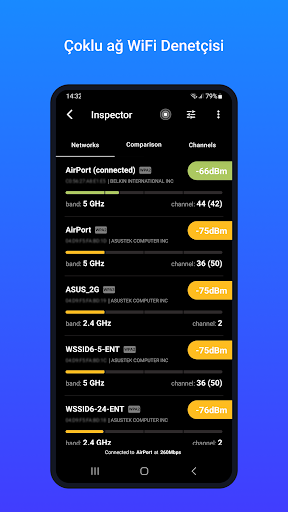 NetSpot WiFi Heat Map Analyzer ekran görüntüsü