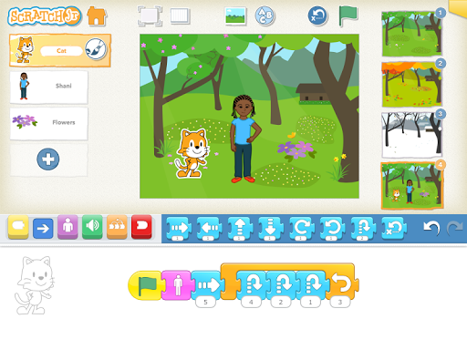 ScratchJr ekran görüntüsü