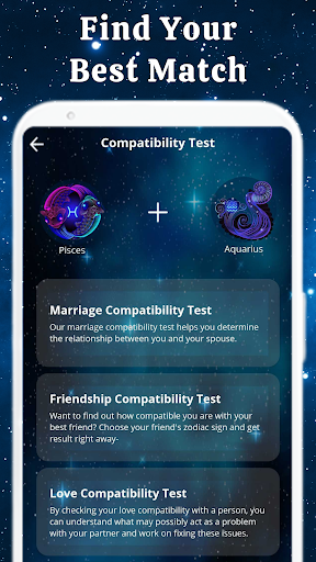 Zodiac Sign Compatibility Test ekran görüntüsü