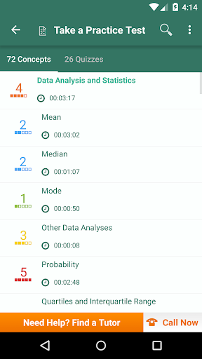 SAT II Math 1 Practice & Prep ekran görüntüsü