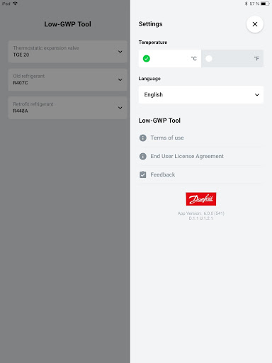 Low-GWP Tool ekran görüntüsü