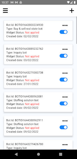 AI Chatbot Builder by Appy Pie ekran görüntüsü