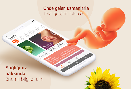 Gebelik Takibi. Hamilelik App ekran görüntüsü