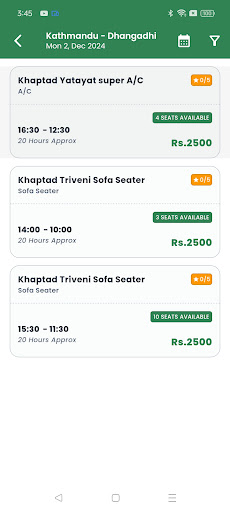 Khaptad Yatayat Pvt. Ltd. ekran görüntüsü