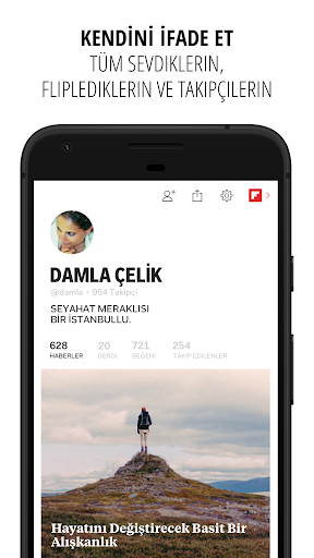 Flipboard ekran görüntüsü