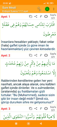 İkra Kuran, Meal, Hatim, Cüz ekran görüntüsü