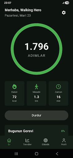 Adım Sayar & Kalori Takip ekran görüntüsü