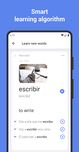 Learn Spanish with flashcards! ekran görüntüsü