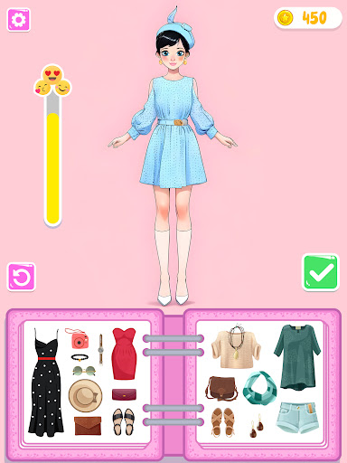 Kendin Yap Çıkartma Doll Oyunu ekran görüntüsü