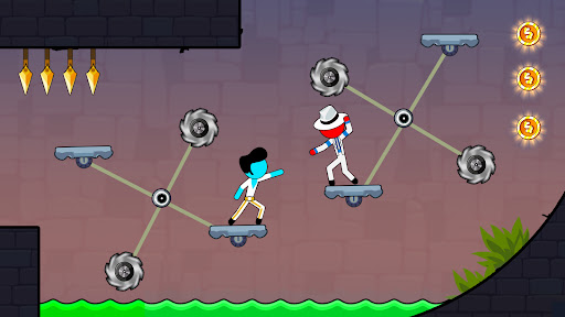 Stick Red boy and Blue girl ekran görüntüsü