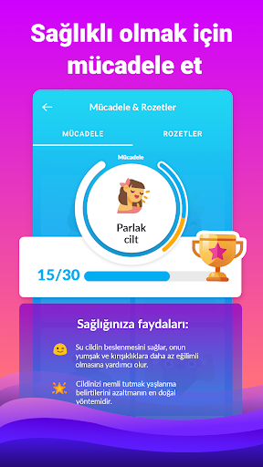 Su icmeyi hatirlatma: Waterful ekran görüntüsü