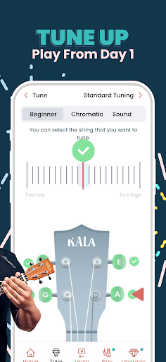 Kala: Learn Ukulele & Tuner ekran görüntüsü